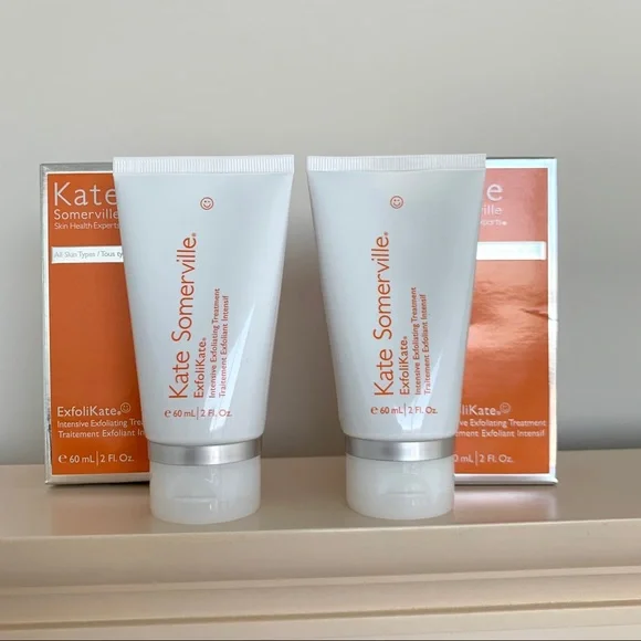 🆕 2 Kate Somerville ExfoliKate Intensive Exfoliating Treatments - Picture 3 of 5